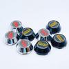 4PCS JDM Sport Rim Cap Clip 60mm 64mm 65mm 68mm 69mm VOLK RAYS Emblem Sticker Wheel Center Hub Caps Car Cover Cap Black & Silver