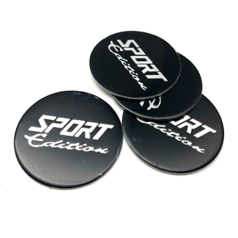 4pcs/Lot 56mm 60mm Universal Car Wheel Center HubCap Sticker Sport Edition Badge Emblem Sticker Styling Auto Accessorie