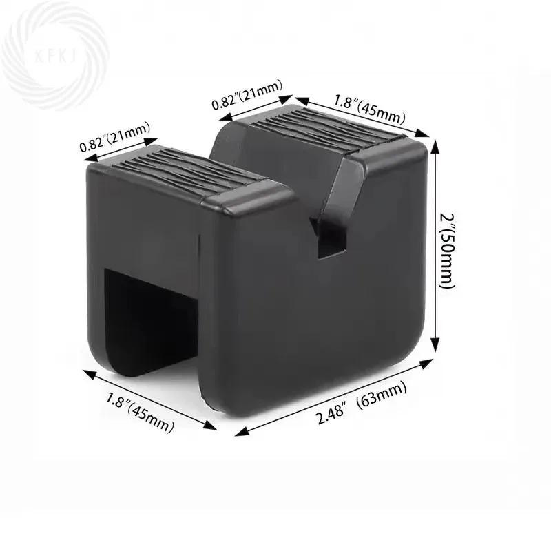 Universal Rubber Pad Cushion Bracket Car Lift Jack Stand Rubber Pads Black Rubber Slotted Floor Jack Pad Frame Rail Adapter