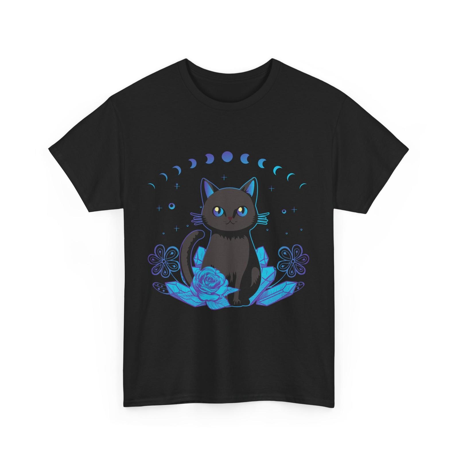 

Cat Kawaii Crystal Alchemy Cat Moon Phases Anime Lovers T-Shirt Mens Womens Tees Top M