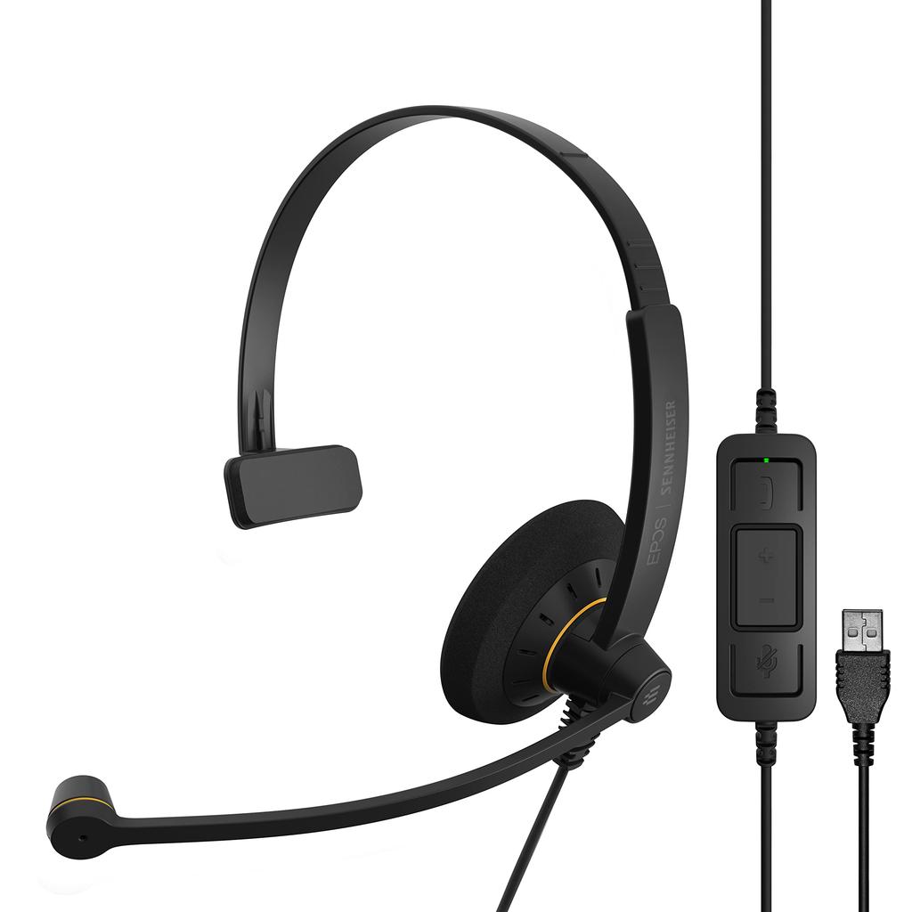 EPOS IMPACT SC 30 USB ML Headset USB noise canceling stereo clear Microsoft Teams comfort - connectivity, microphone, sound, calls, certified, all-day