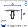 Toyota Lexus Hood Insulation Clip Retainer - Engine Cover Buckle Rivet Soundproof Clip