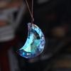 Half Moon Suncatcher Crystal Prisms Hanging Glass Prism Home Wedding Decor Rainbow Maker  Wedding