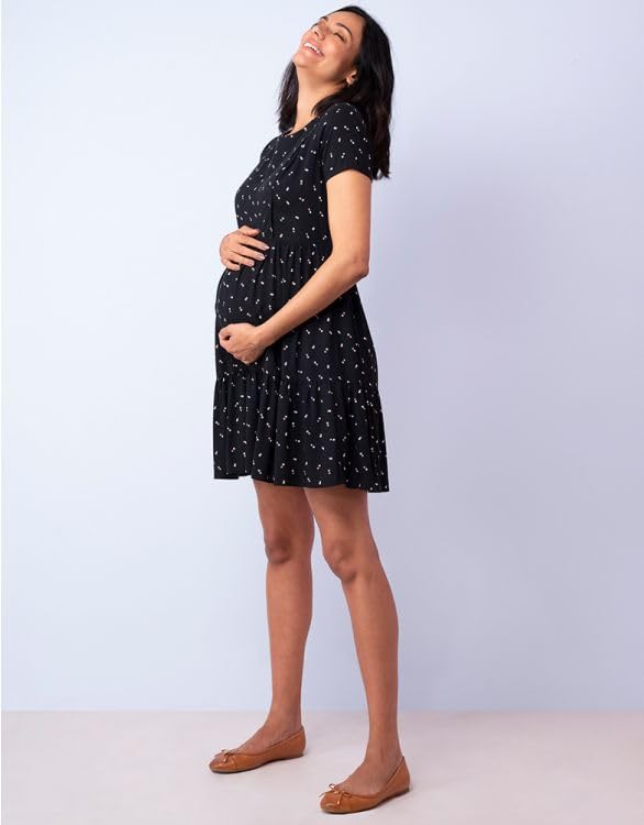 Rochie Maternitate Casual pentru INEZ Puncte Negre [Seraphin] Rochie, Alăptare, Femei