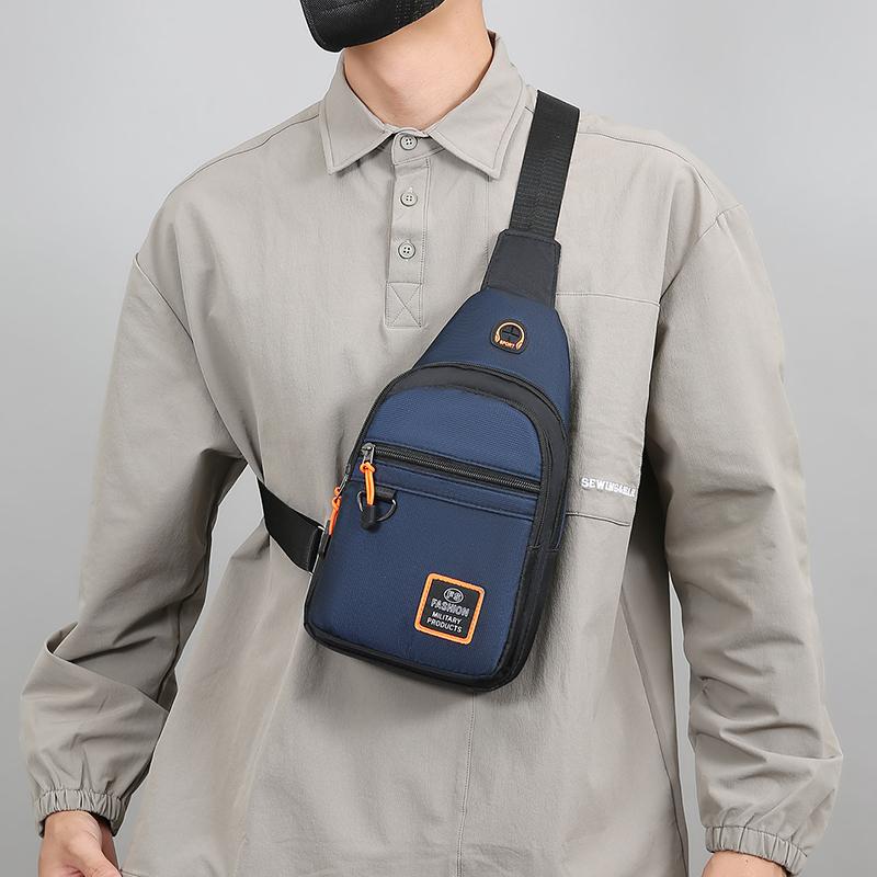 Torby na klatkę piersiową Męska torba crossbody na jedno ramię o dużej pojemności Outdoorowa sportowa rekreacyjna modna mała torba na ramię Plecak męski
