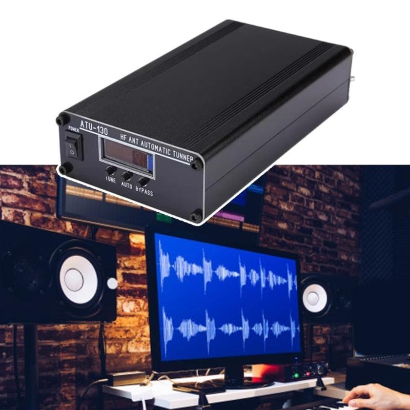 ATU 130 200W Auto Antennae Tuner 1.8-50MHz with Highly Display for Shortwave Radios Automatic Antennae Tuning Device