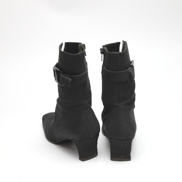 Salvatore Ferragamo short boots 7C boots black Women Used