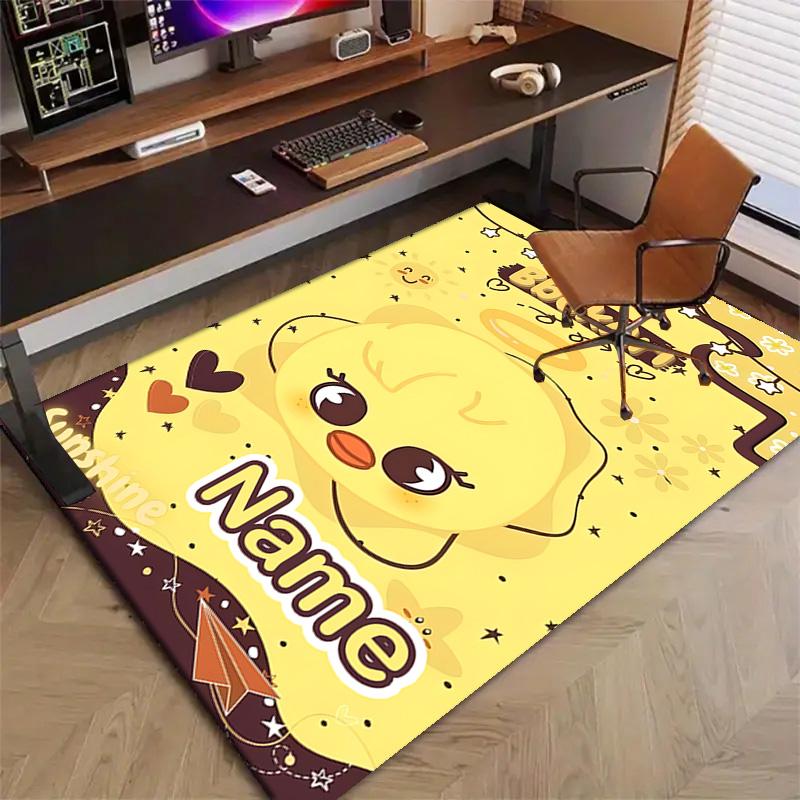 Custom Kpop Team Mat Personalized Name, Polyester Washable Indoor Entryway Rug, Gift for Christmas, Easter, Thanksgiving Day