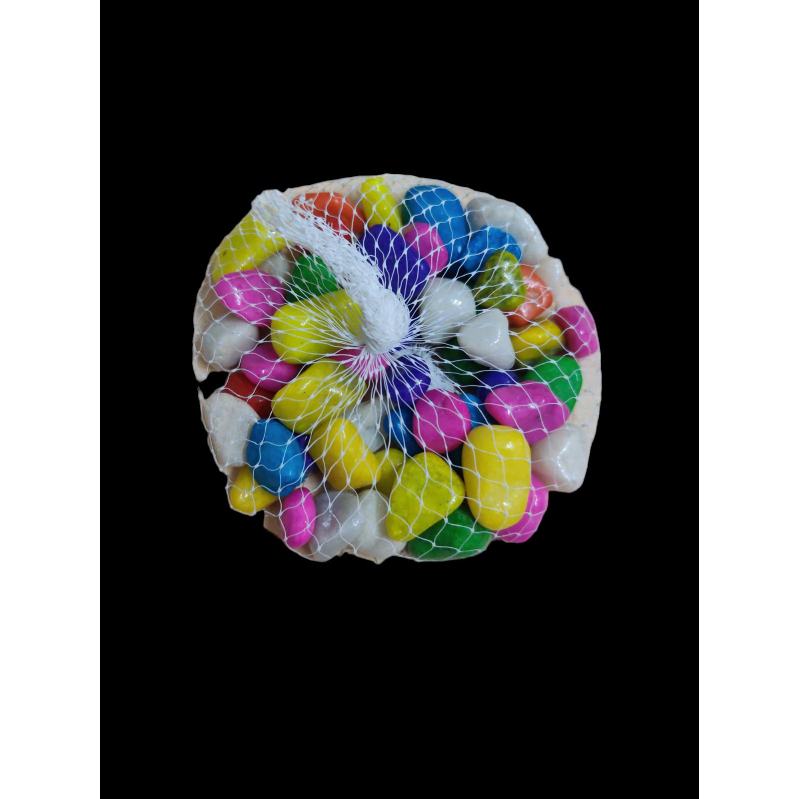

@ Multicolour Pebbles Stones For Home And Garden Decoration 192 Grams m555 MJ-122-60%OFF