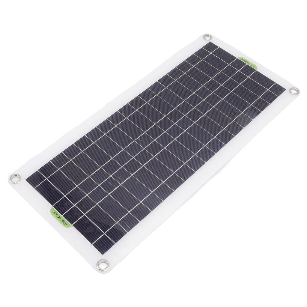 12V to 220V 30W Solar Charging Panel 220W Solar Inverter Battery Charger Kit for Camping Hiking