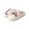 New winter flower boots cotton slippers women's home indoor thermal slippers slippers autumn and winter home