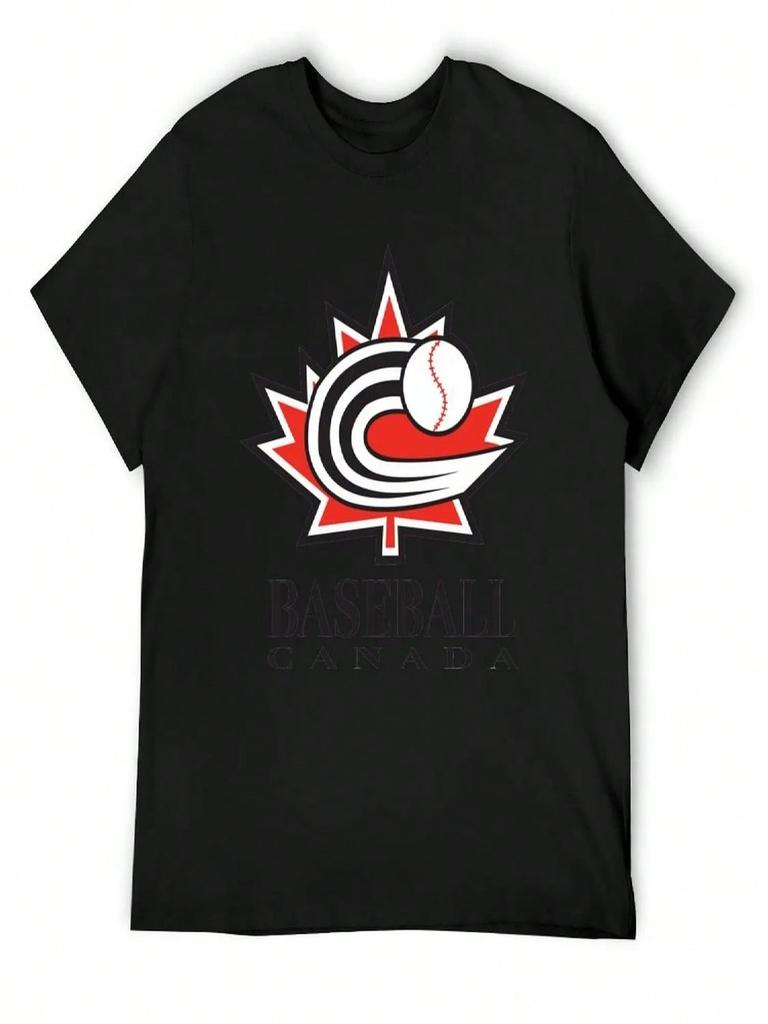 BASEBALL CANADA SPORT LOGO T-Shirt Chemises Graphique Chemises Graphiques Vêtements Esthétiques T-Shirts unisexe