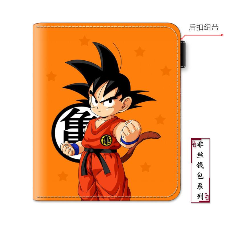 New Hot Anime Dragon Ball Wallet with ID Card Holder Men Women Short Bi-fold PU Coin Purse Pouch Money Clip Wallets Cosplay Gift