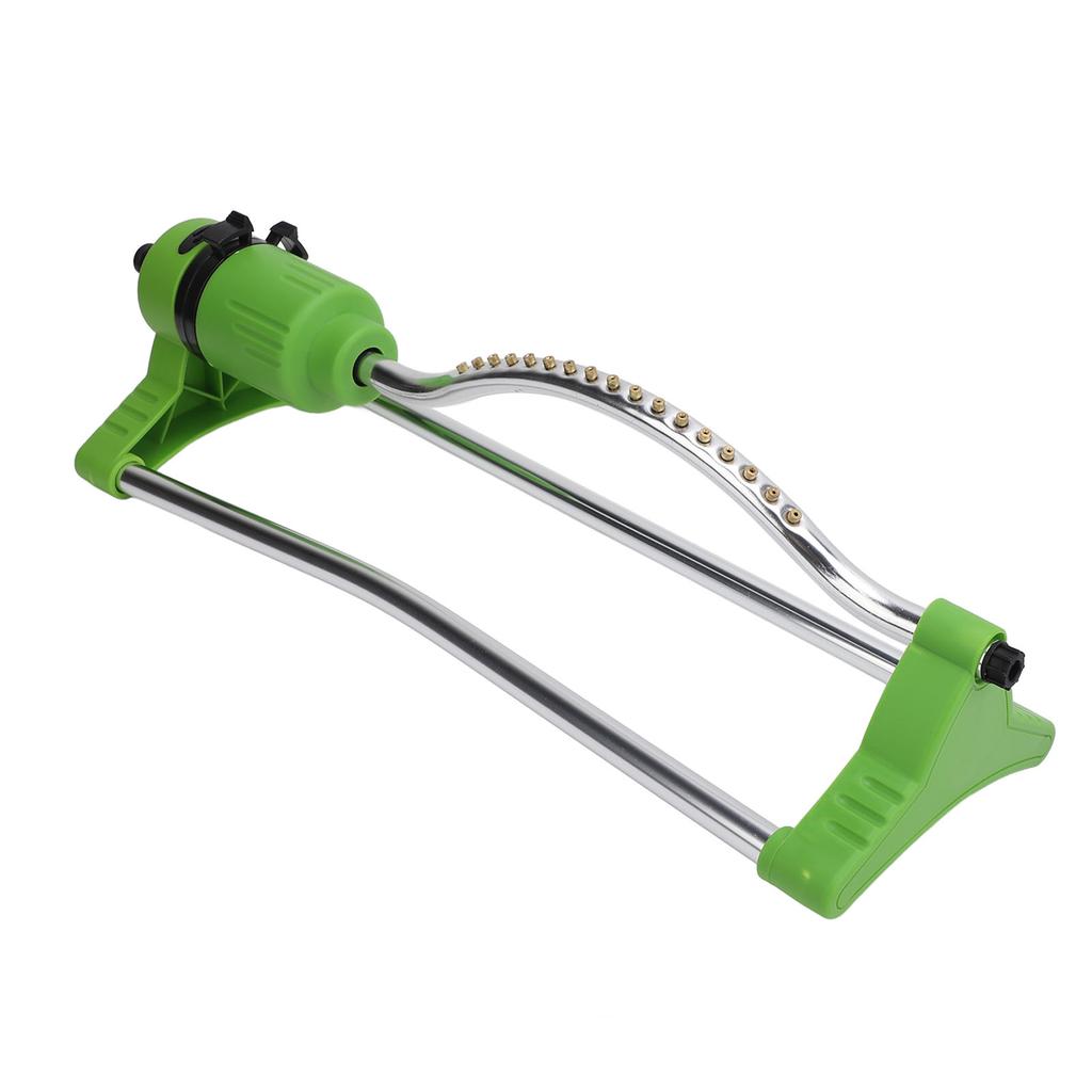 Oscillating Lawn Sprinkler 17 Holes Automatic Water Sprinkler with 4 Spray Modes and Metal Fittings for Yard Garden Irrigation