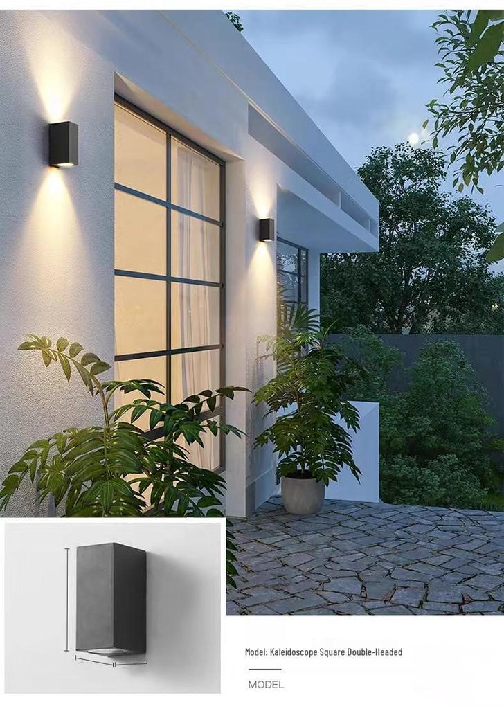 Villa LED Waterproof Wall Lamp for Indoor/Outdoor Spaces: Modern Garden, Courtyard, Hotel, Balcony, Hallway, Corridor.