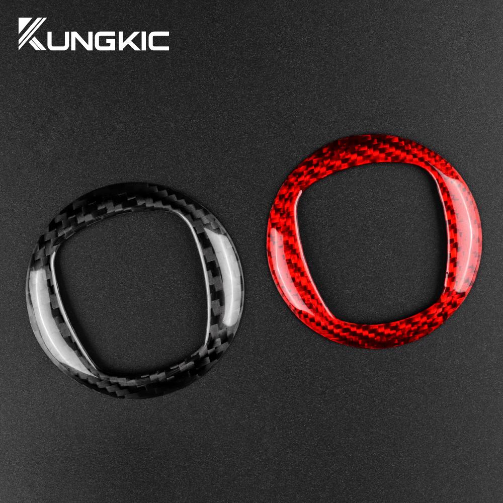 Real Hard Carbon Fiber Sticker For Fiat 500 Abarth 595 695 2008 2009 2010 2011 2012-2025 2025 Car Interior Carbon Accessories