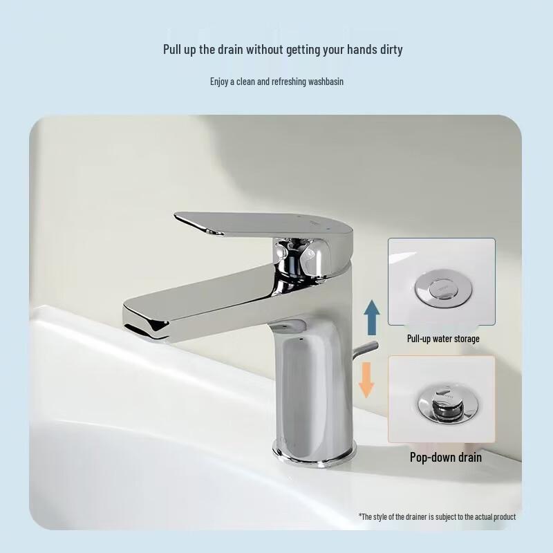 Copper Alloy Single Handle Deck-Mounted Basin Faucet