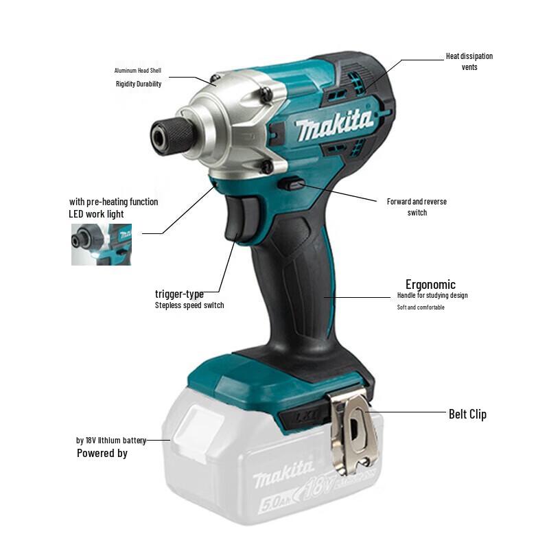 Makita Cordless Impact Driver CN Plug (adapter Included)