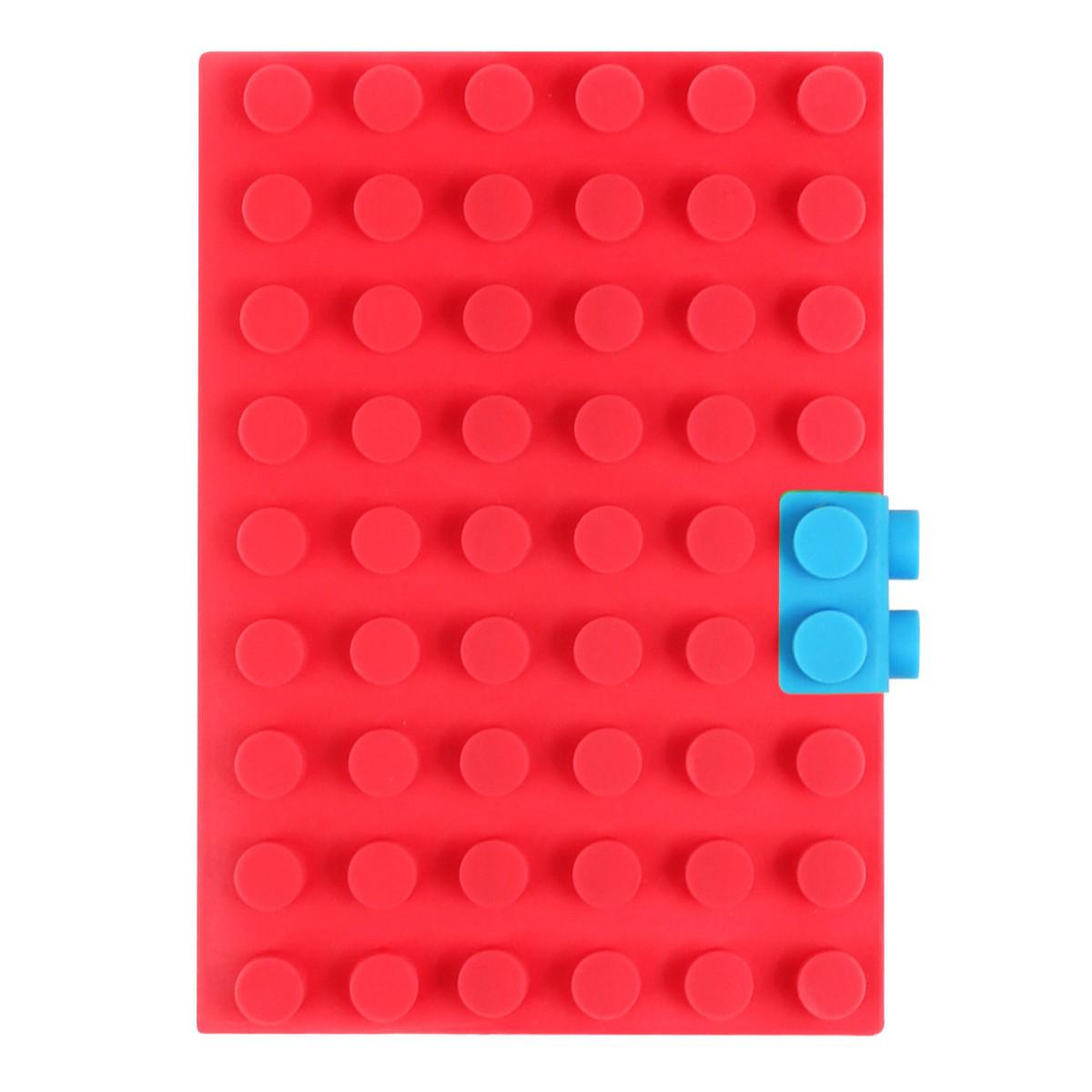 

Творческий силиконовый конструктор-блокнот — настраиваемый логотип, идеальный подарок для студентов A6 (Random Button Color)