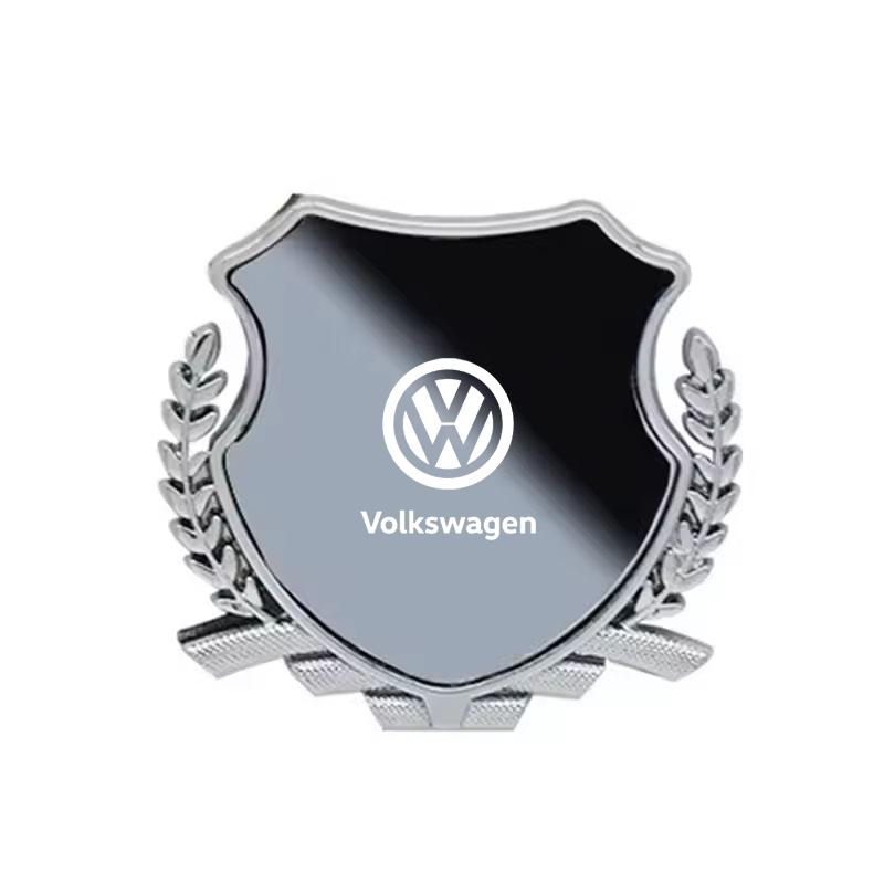 Zinc Alloy Car Fender Emblem Window Badge for VW GTI Golf R Tiguan Polo T-ROC JETTA PASSAT TOUAREG Personalized Badge