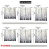 2pcs,2D Plane Printing Curtains&Window Treatment Birch Forest Essence Versatile 100% Polyester (without Rod) Decorations For