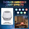 7 Color Modes Sleep Soother 10 Nature Sounds Night Light White Noise Machine  Nursery Comfort