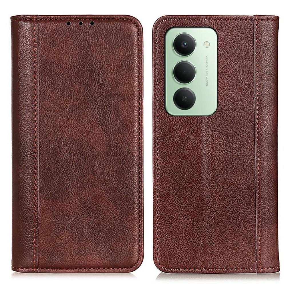 For Xiaomi Redmi 15 5G (Global) (169mm) Stand Case Split Leather Litchi Texture Wallet Phone Cover