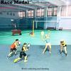 Realistic Tennis Player Figure Model for Architectural Displays Dioramas Props 1:64 Scale Hand Painted Miniature Figures