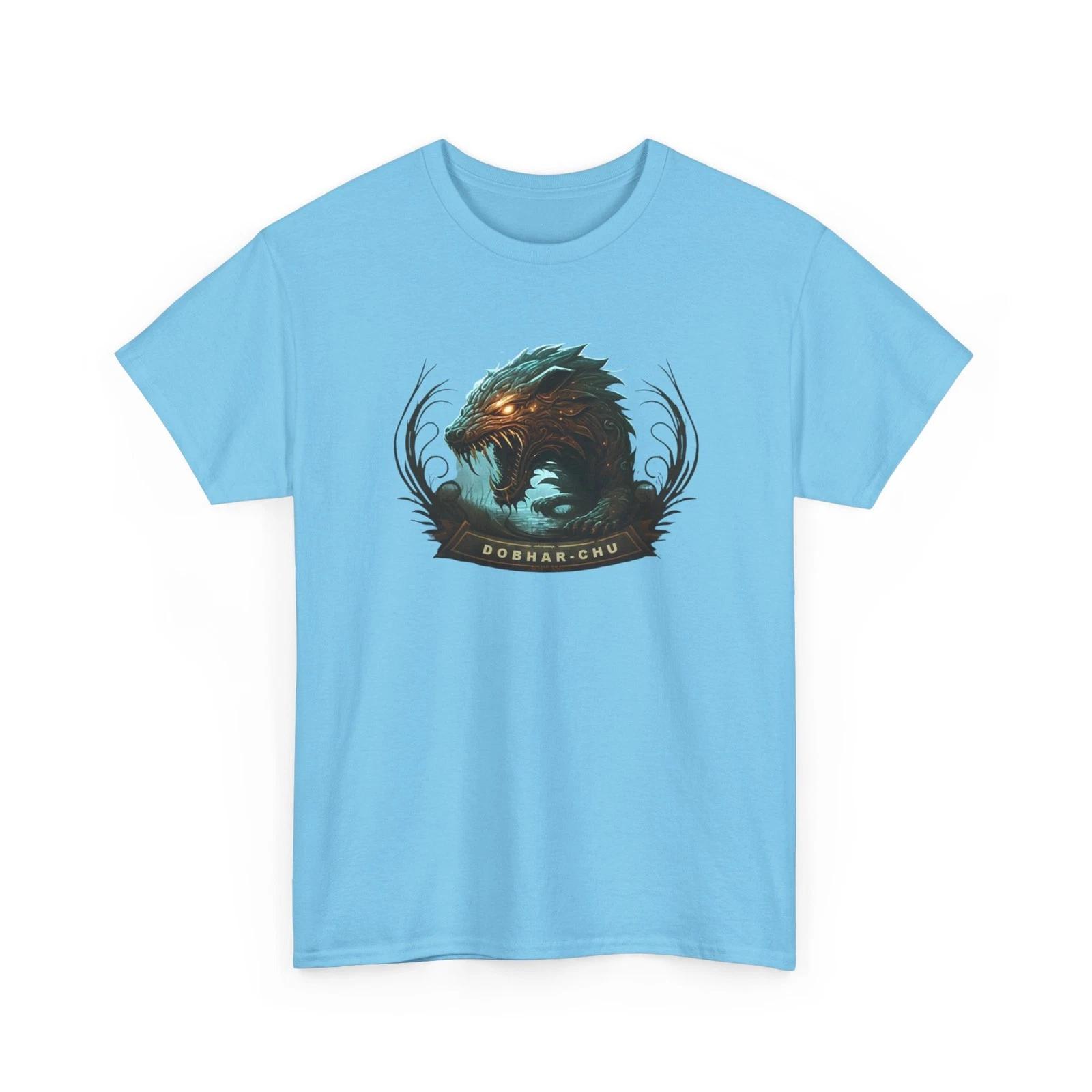 Dobhar-Chu Ireland Scotland Cryptid Monster Printed T shirt Mythical Collectible XL