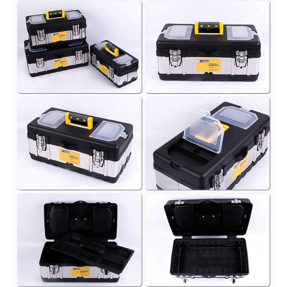 Double-Layer Maintenance Parts Toolbox Hardware Tools Box  for Workshop Organization