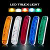 12V- 80V 6LED Warning Flashing Lights Front Rear Clearance Indicator Lamp Side Marker Lights for Trailer BUS Van Caravan Truck
