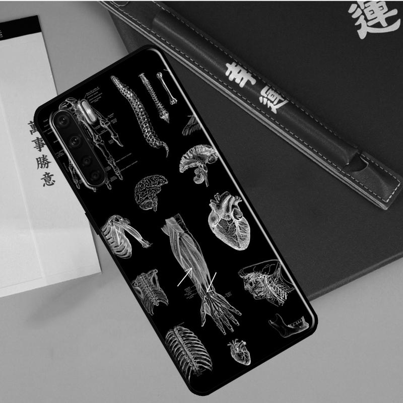 Human Anatomy Case For Oppo A80 A58 A5 Pro A15 A16 A17 A57 A77 A94 A74 A54 A76 A96 A40 A60 A18 A38 A78 A98