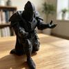 Ornamento de Mesa Gamer Legal Cavaleiro Impresso em 3D Porta-Canetas, Suporte de Lápis Armadura Medieval Estátua Retrô Organizador Organizador de Mesa, Criativo para