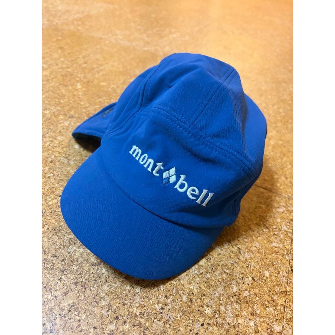 Used Montbell Climapro O.D. Cap Fleece lining Blue (54-56cm) S