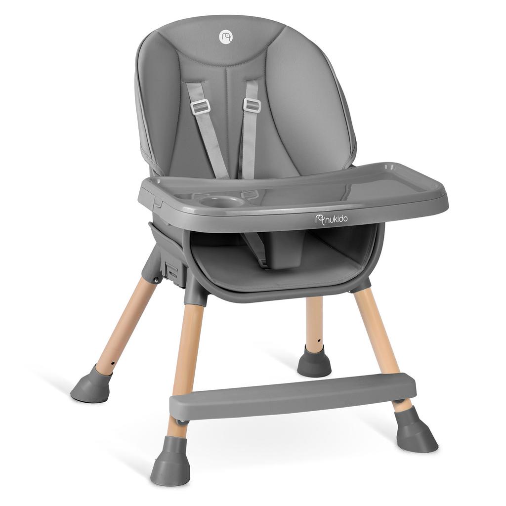 Silla de alimentación Nukido Tilo Gris