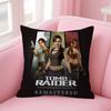 Lara Croft Tomb Raider Game Pillow Gift Home Office Decoration Pillow Bedroom Sofa Car Cushion Coverpillow Case