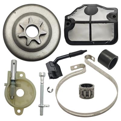 Clutch Drum Oil Pump Chain Tensioner Brake Band Kit for HUSQVARNA 142 141 137 136 36 41 Chainsaw Gas Chain Saws Spares