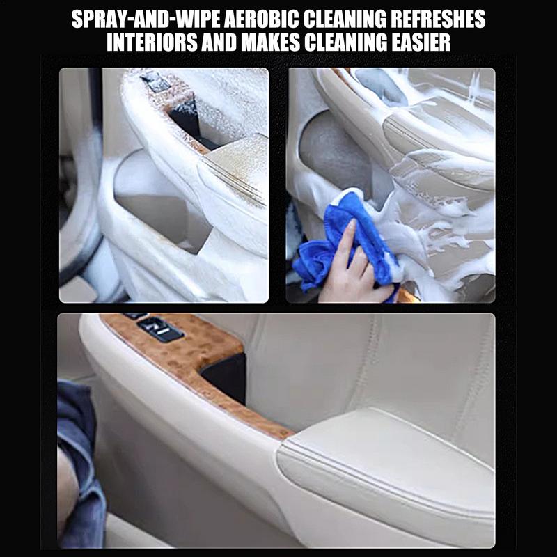 

Очиститель салона автомобиля, спрей для чистки кожи, 200 мл, многоцелевой очиститель для кожи, пенный очиститель, бытовой пятновыводитель для United States