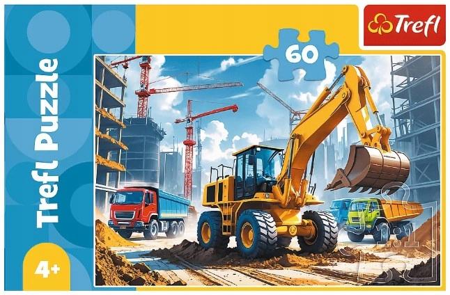 PUZZLE 60 TRAKTOR Baggerlader 17406
