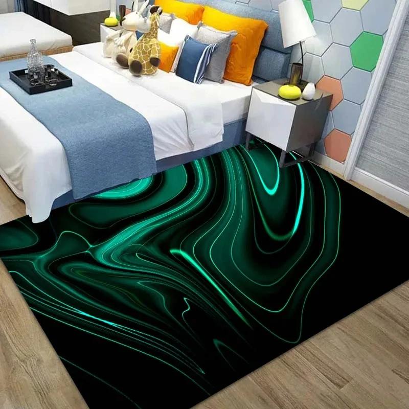 3D Streamline Pattern Carpet for Bedroom Area Rugs in The Living Room Home Decor Floor Mat Bedroom Carpet Decor DoorMat Play Mat