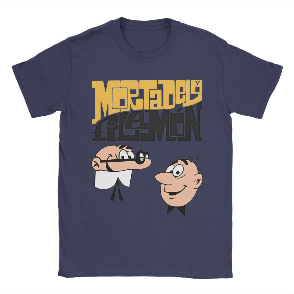 Mort & Phil Mortadelo y Filemón Merch Unisex T-Shirts Baumwoll-T-Shirt Neuankömmling T-Shirt Kleidung