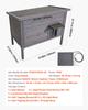 VEVOR Heated Cat House, Insulated Wooden Cat House for Outdoor Cats, Waterproof Feral Kitty Shelter with Heating Pad