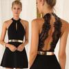 Elegantes Damen Sommerkleid aus Chiffon, perfekt für Cocktailpartys und Abendveranstaltungen