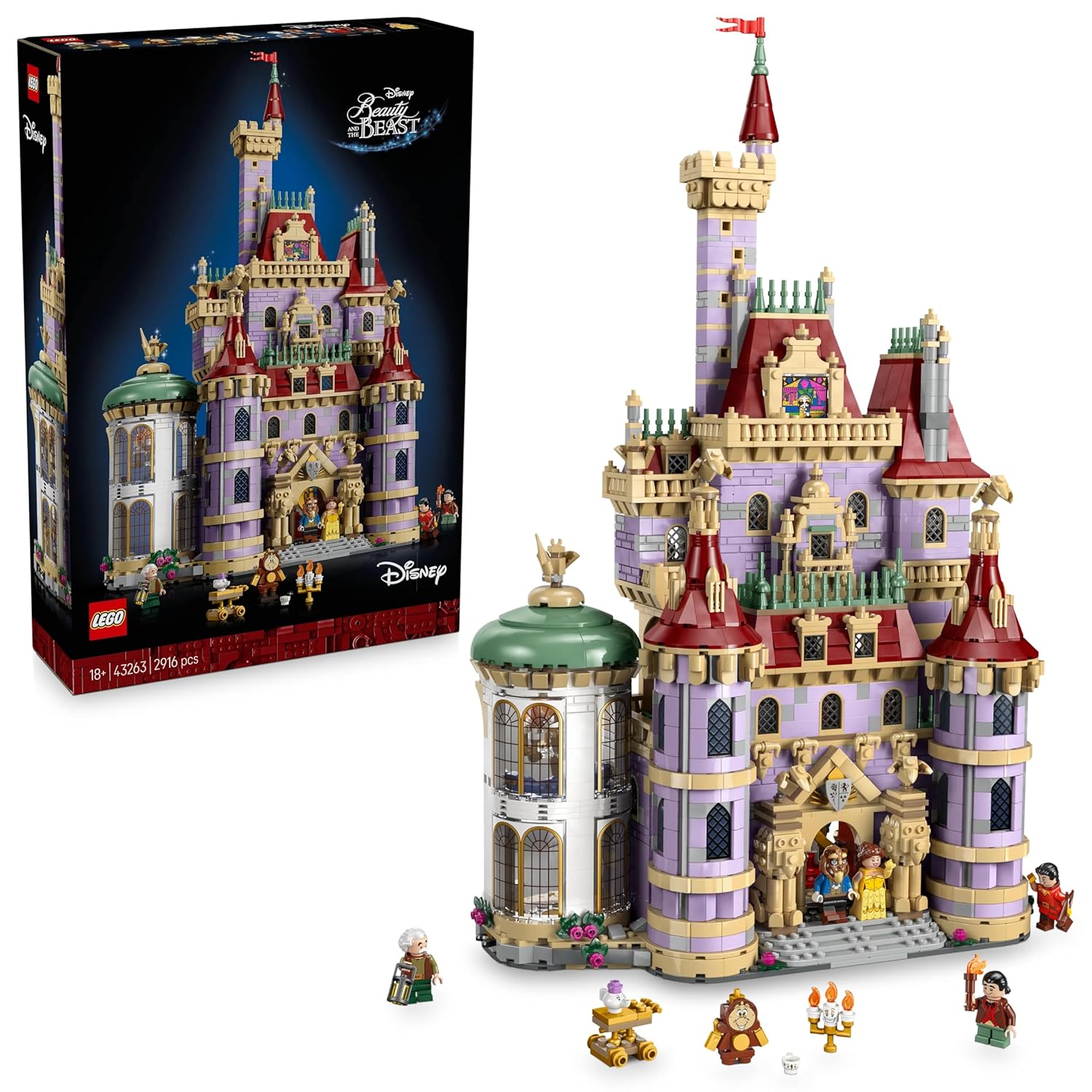 LEGO Disney Princess Beauty Beast Castle 43263 Limited Distribution Product Domestic Official