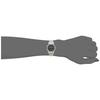Citizen Q&Q Women's Solar Analog Watch H061-205, Waterproof, Date Display, Black Dial, Silver Metal Band