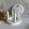 Candle Base Epoxy Moulds Personalized Candle Holder Molds Silica Gels Ornament