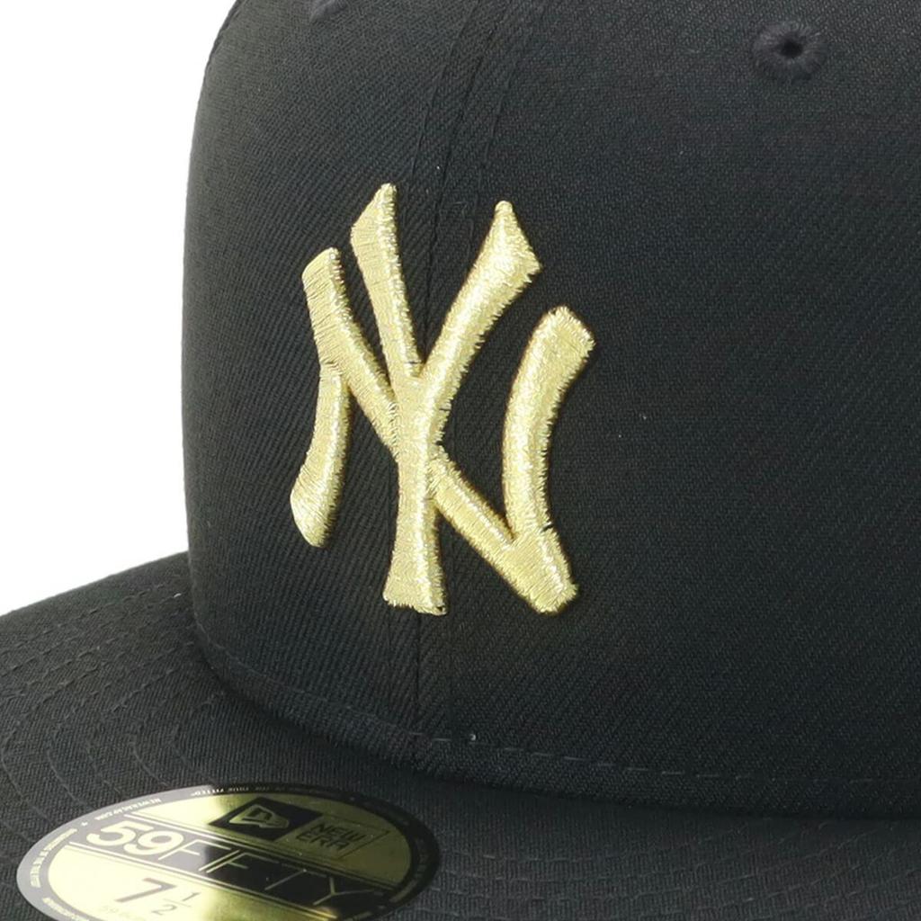 New Era New Era Cap MLB New York Yankees NY 7 5950 NEYYAN BLK MGLD 25J Black/Gold 1/8