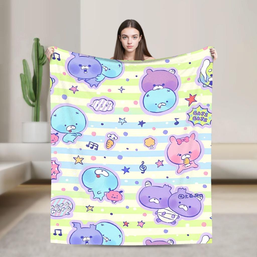 Soft Blanket Airplane Travel Tamagotchis Digital Pet Throw Blanket Flannel Bedspread For Outdoor Print Sofa Bed Cover