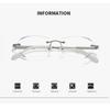 Vintage Diamond Cut Finished Myopia Glasses Women Men Luxury Design Rimless Eyeglasses Unisex New Fashion Short-Sighted Eyewear