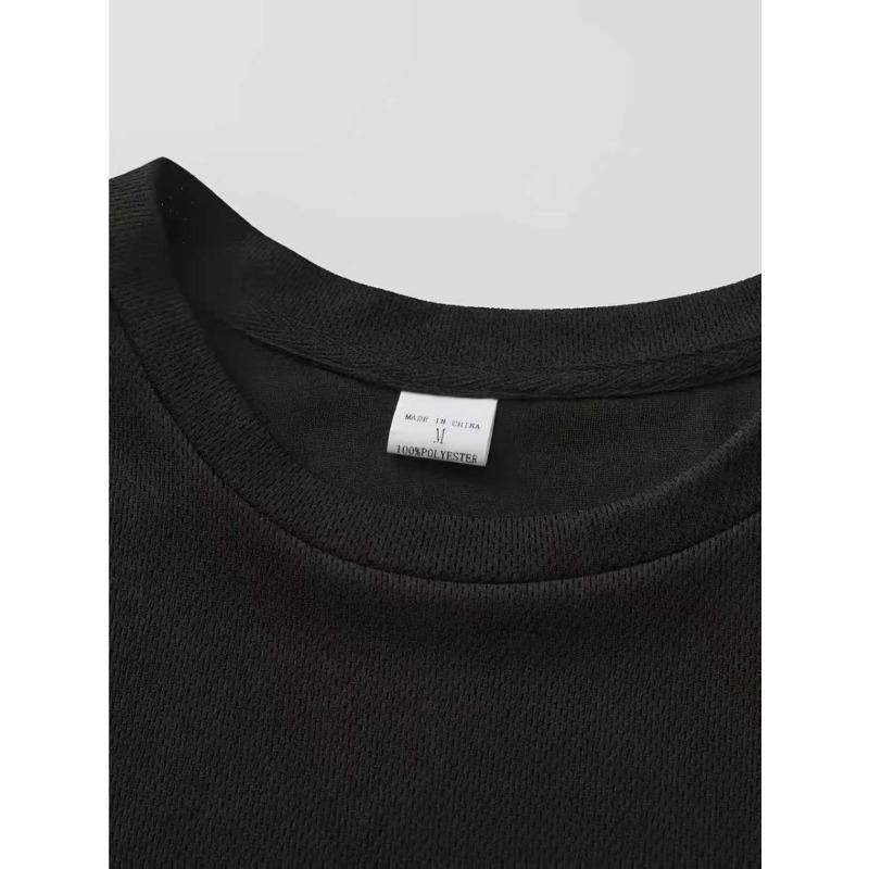 Taille Européenne Nouveau Homme Style Rue Américain Respirant Décontracté Imprimé Manches Courtes T-Shirt
